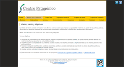 Desktop Screenshot of centropatagonico.org.ar