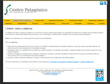Tablet Screenshot of centropatagonico.org.ar